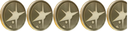 4.75 stars styled as Battleborn currency